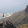 Tramway to Top of Table Mountain: Lion's Head  seen at the top right