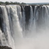 Victoria Falls, Zimbabwe side: A lovely flow of water!  Really only visible during the dry season
