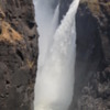Victoria Falls, Zimbabwe side: Viewed from near Zambia, looking east towards Zimbabwe.