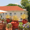 Victoria Falls Hotel, Zimbabwe.: Rear view of the hotel