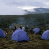 Camp on the Shira Plateau, Mt. Kilimanjaro