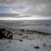 Fresh snow!  Dawn on Sheffield Camp, Mt. Kilimanjaro