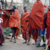 Maasai boma, Tanzania.: About high enough to slam dunk a basketball, I think