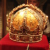 Vienna -- Schatzkammer at Hofburg Palace: Home to the Crown Jewels of the Hapsburg family. This beautiful jewel-studded gold crown, belonging to Rudolf II, is one the highlights of the collection