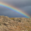 Rainbow over Thingvellir National Park