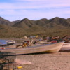 Puerto Magdalena, Magdalena Bay: We stopped at a small fishing village, then went on a hike