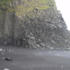 Basalt Columns at Reynisfjara beach: There's a large sea cave just behind these formations