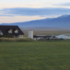 Farm at dusk, Northern Iceland