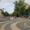 Area in front of the National Theater, Bratislava, Slovakia