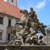 Olomouc -- Caesar Fountain in Upper Square