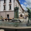 Olomouc -- Arion Fountain in Upper Square: The most recently built fountain, it is a playful work of art
