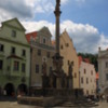 Ceský Krumlov -- Plague column in town square