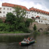 Ceský Krumlov -- rafting on the Vltava River