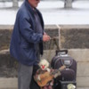 Prague -- Marionette performer on Charles Bridge