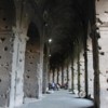 Rome, the Colosseum: Interior passage of the Colosseum
