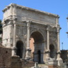 Rome -- Arch of Severus: This is a triumphal arch dedicated in early third century AD