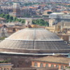 Rome-- the Pantheon: One gets an impression of the layering required to construct this famous dome. It remains the world's largest unsupported dome