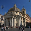Rome -- Santa Maria d Monte Santo Church: One of an identical set located on the Piazza Del Popoloi