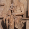 Rome -- Moses statue by Michelangelo: Situated in St. Peters in Chains church