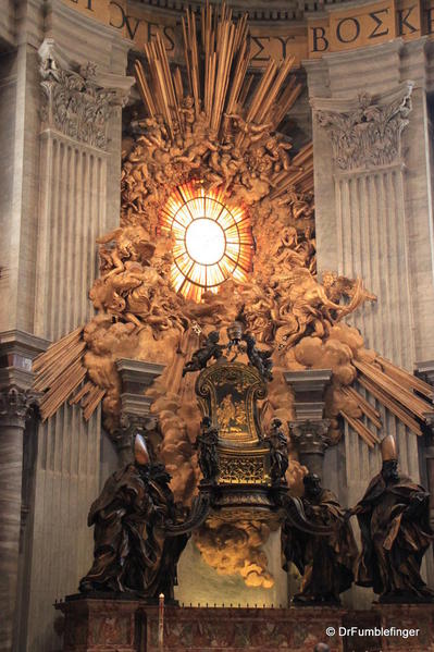St. Peter's Basilica -- the Throne of Peter