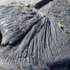 Pahoehoe Lava, Volcanoes National Park: Smoother lava, easy to walk across.