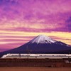 Shinkansen-Bullet-Train-and-Mount-Fuji-Japan