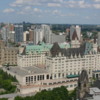 Ottawa -- View from Peace Tower, Chateau Laurier