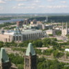 Ottawa - View of National Gallery from Peace Tower