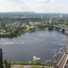 Ottawa River and Museum of Civilization viewed from the Peace Tower