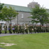 Quebec -- Citadel: Troops and band were practicing for a subsequent public display.