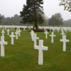 American Cemetery, Normandy: There are over 9000 markers like these...