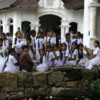 Dambulla -- School children: They were visiting the Cave Temples during the holiday of Vesak.