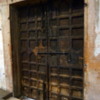 Massive ancient doors at St. Zeno