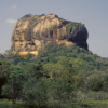 Sigiriya, Sri Lanka: The rock face of the monolith would have been painted 1500 years ago.