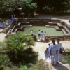 Polonnaruwa -- Palace Complex, Royal Bathing Pool: Many school groups go on field trips to these ruins.