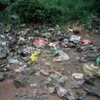 Trash by trail to Adam's Peak: It was the filthiest trail I've ever been on. It smelled worse than it looks