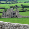 Ruins of a Cistercians Monastery, viewed from the Rock of Cashel