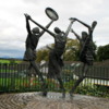 Statue outside the Bru Boru Cultural Center, Cashel, Ireland