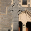 Celtic Cross in front of Holy Cross Church, Kenmare