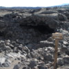Craters of the Moon -- entrance to lava tube cave