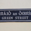 Dingle Town.  Street signs: In both English and Gaelic