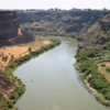 Upriver from Perrine Bridge, Snake River Canyon, Twin Falls
