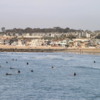 More surfers, Newport Beach, viewed from the Newport Beach Pier