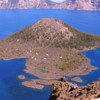 Wizard's Island, Crater Lake National Park, Oregon: The island is said to be shaped like a wizard's hat