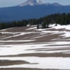 Crater Lake National Park, Oregon: Still a lot of snow on the ground in mid-June