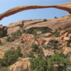 Landscape Arch, Arches National Park, Utah: The longest arch in the world measuring over 300 feet in length.