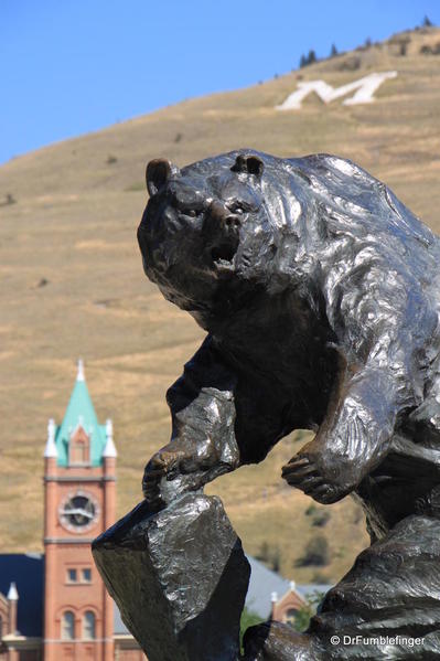 University of Montana, Missoula (and its grizzly mascot)