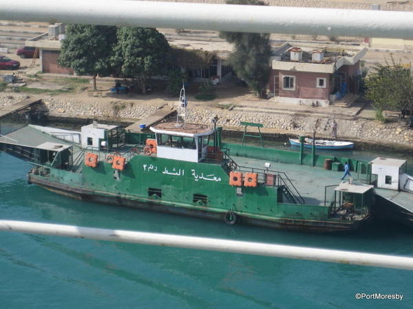 Car ferry, Suez Canal.