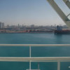 Port of Jeddah.: Turquoise water in the Jeddah port basin.