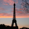 Eiffel Tower at Dusk, photographed from Champ de Mars